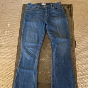 PAIGE Flare & Wide Leg Jeans in Classic Blue
